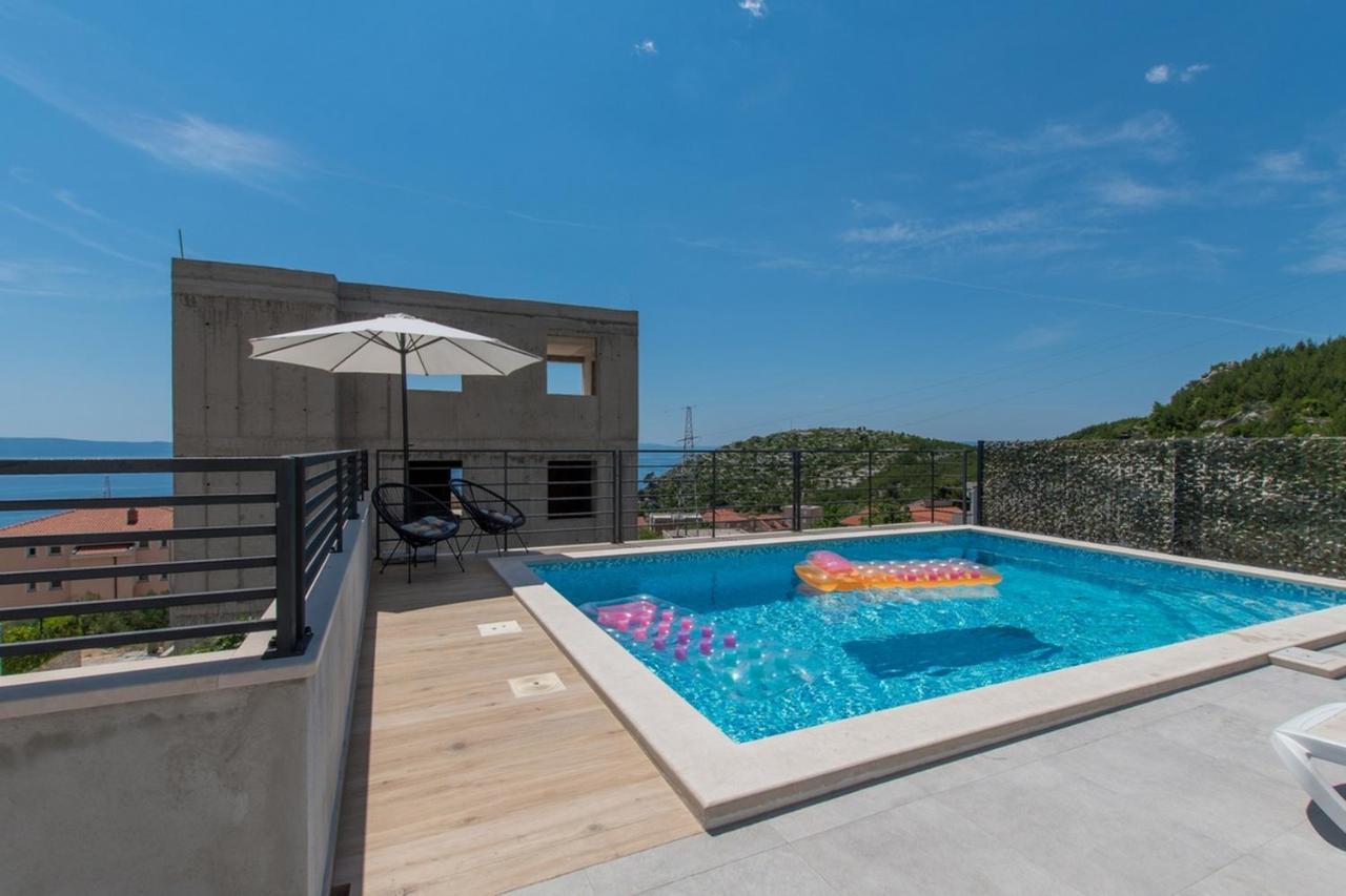 Villa Violet With Salt Water Pool マカルスカ エクステリア 写真